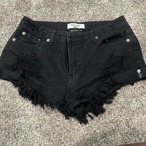Falling love Jean shorts